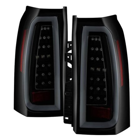 SPYDER AUTOMOTIVE 15-18 TAHOE/SUBURBAN LIGHT BAR LED TAIL LIGHTS-BLACK SMOKE 5085078